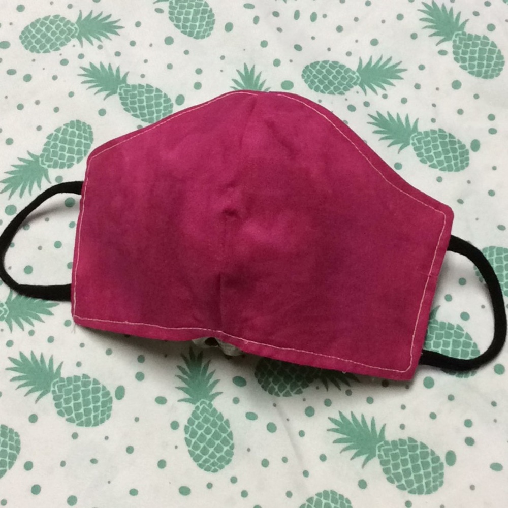 Rustic floral butterfly face mask handmade - Picture 2 of 7